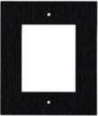 2N ENTRY PANEL 1MOD. FLUSH FRAME/BLACK/