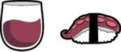 Gamma String Things 2P - wine/octopus