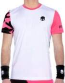 Hydrogen Tech Camo Tee - white/fuchsia