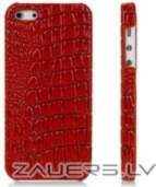 Apple iPhone 5/5C/5S Croco Red Back