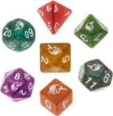 Rebel RPG Dice Set - Acrylic