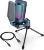 Fifine A6VB cardioid wired microphone (blue)