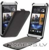 HTC One M7 Leather Flip Case