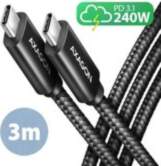Axagon CABLE USB-C TO USB-C 3M