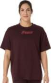 Asics Logo - dark currant