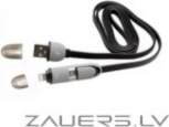 Sbox USB->Micro USB+IPH.5 M/M 1M