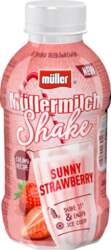 Müller MÜLLERMILCH SHAKE ar zemeņu garšu