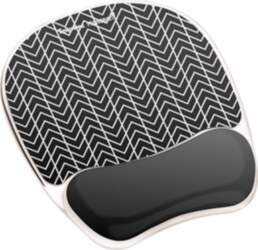 Gel Mousepad Wrist Support FELLOWES Chevron