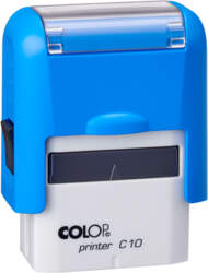 Zīmogs COLOP Printer C10, zils korpuss