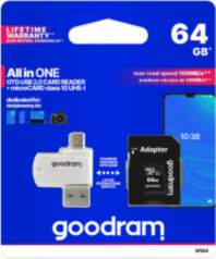 Goodram MicroSD 64GB All in one
