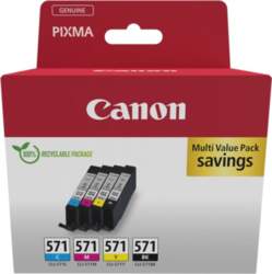 Canon CLI-571 C/M/Y/BK Multipack - 4-pack