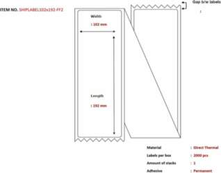 Capture - shipping labels - 2000