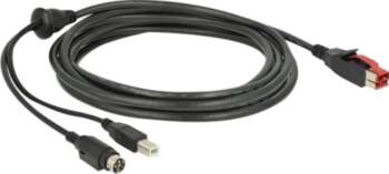 Delock - PoweredUSB cable - 3