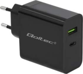 Qoltec power adapter - USB, USB-C