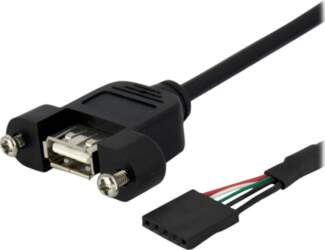 StarTech 1 ft Panel Mount USB