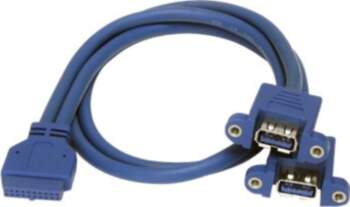 StarTech 2 Port Panel Mount USB