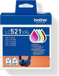 Brother LC521 Value Pack - 4-pack