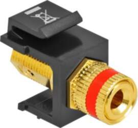 Delock Keystone module binding post >