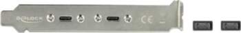 Delock Slot bracket - USB panel