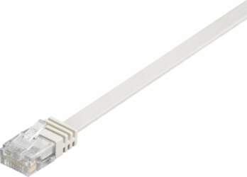 MicroConnect network cable - white V-UTP60025W-FLAT