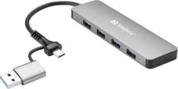 Sandberg - hub - USB-C/A -