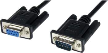 StarTech 2m Black DB9 RS232 Serial