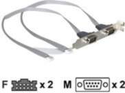 Delock - serial panel - DB-9