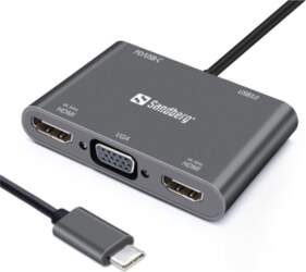 Sandberg USB-C Dock - docking station