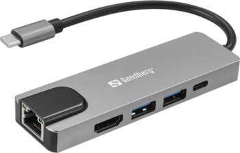 Sandberg - docking station - USB-C