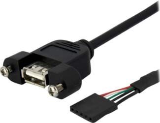 StarTech 3 ft Panel Mount USB