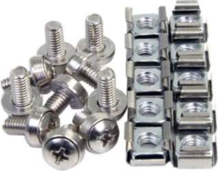 Startech M6 Screws and Cage Nuts
