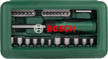 Bosch - screwdriver with bit set