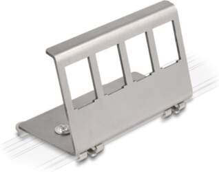 Delock modular insert DIN-rail mounting bracket