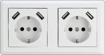 Delock - power socket-outlet - 2
