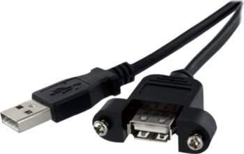 StarTech 1 ft Panel Mount USB