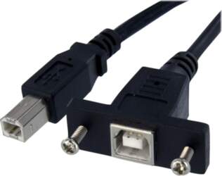 StarTech 3 ft Panel Mount USB