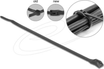 Delock cable tie - with flat