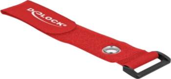 Delock hook & loop fastener cinch