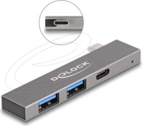 Delock - hub - slim, 5