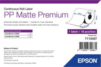 Epson Premium - label continuous paper