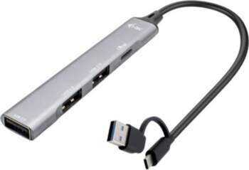 I-Tec - hub - USB-C/USB-A, metal