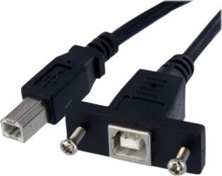 StarTech 1 ft Panel Mount USB