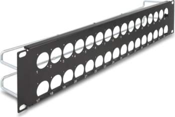 Delock patch panel (blank) - 2U