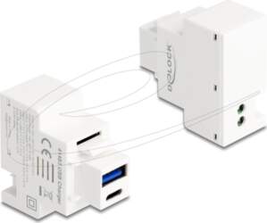 Delock - snap-in module (keystone) -