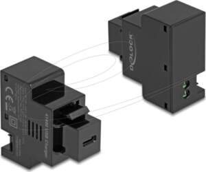 Delock - snap-in module (keystone) -