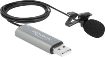 Delock USB Tie Lavalier Microphone -