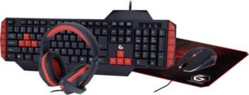 Gembird - keyboard, mouse, headset and