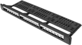 Lanberg PPKS-1124-B - patch panel (blank)