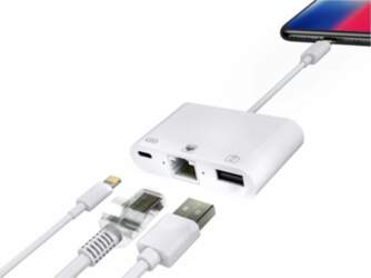 MicroConnect Lightning to Ethernet / USB-C