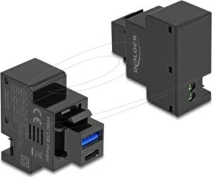 Delock - snap-in module (keystone) -